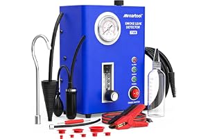 T105 bilrökmaskin, läckdetektor med inbyggd luftpump och manometer, EVAP-rökmaskin diagnostisk testare rörledning bränslekslä