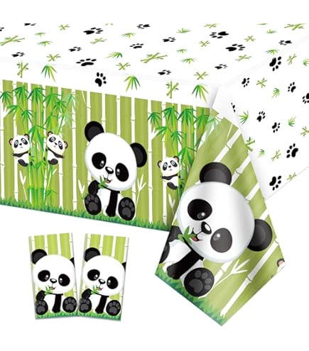 Decorazioni Compleanno A Tema Panda - Banner 'Happy Birthday', Addobbi Per Feste - Baby Shower, Festa Bambini E Ragazzi - Foto 7
