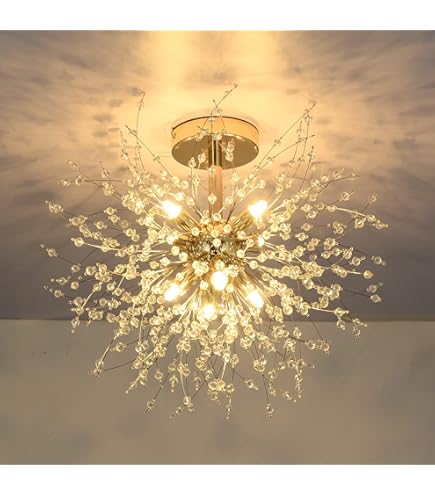 Lampadario A Sospensione In Cristallo Saint Mossi - Moderno Per Soggiorno E Camera Da Letto - Foto 6