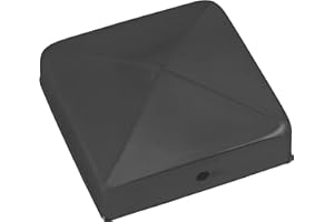 Connex pfostenkappe flach_schwarz_90 x 90 mm HV4327 Capuchon de Poteau Plat, Noir, 90 x 90 mm