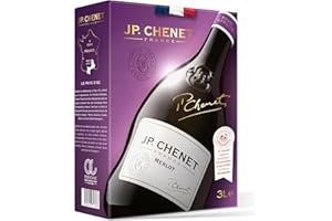 J.P. CHENET JP Chenet - Original Merlot Rotwein aus Pays d'Oc, Frankreich - Großpackungen Wein Bag in Box 3l (1 x 3 L)