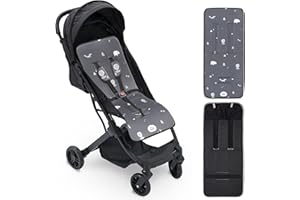 MIBEBESTORE Colchoneta Silla Paseo Universal Transpirable verano,Cojín Silla de Paseo para el Cochecito y Asiento de Carro (01)