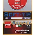 CELLO Soft-Tip 0.7 Pens Blue 50'S, Softd7-50B