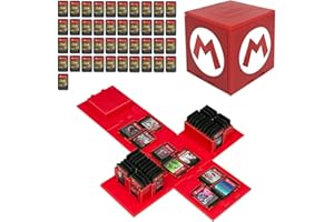 BAYINBROOK Estuche para Tarjetas Switch – 41 Ranuras, Caja Compacta y Portátil con Apertura Instantánea, Material ABS Resistente, Ideal para Viajes (B)