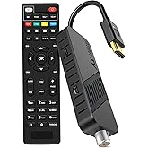 LEYF DVB-S2 Sat Receiver, Full HD 1080P HDMI TV Stick, Satelliten Receiver, Versteckt hinter TV, Digitalanzeige, H265 HEVC Ma