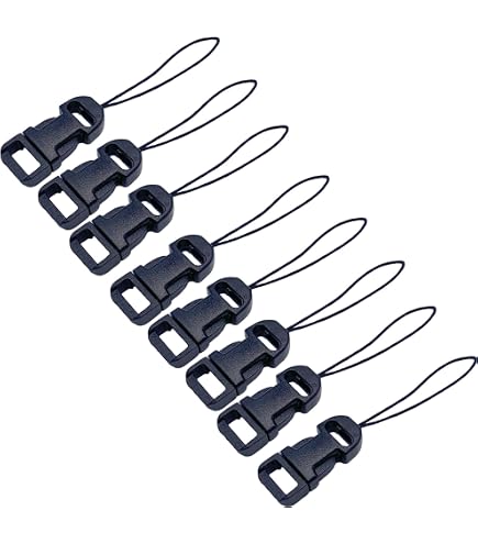 Fibbia Sgancio Rapido Cordino Per Immersioni Con Clip In Acciaio Inossidabile, Fibbia A Sgancio Rapido - Per Fotocamera Subacquea, Arrampicata Cordino Sgancio Rapido Per Fotocamera Subacquea