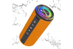 Xuevcn Altoparlante Bluetooth da doccia, altoparlante Bluetooth con suono stereo, custodia musicale impermeabile IPX7, con ventosa e cordino, microfono integrato, altoparlante wireless per il bagno
