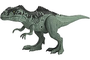 Jurassic World - Figura di dinosauro da 30,5 cm, azione strike & Chomp, suoni, articolazioni mobili, ottimo regalo per bambini dai 4 anni in su