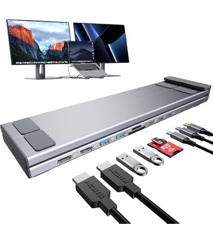 Anker 675 USB-C Docking Station (12-in-1, Monitor Stand) with