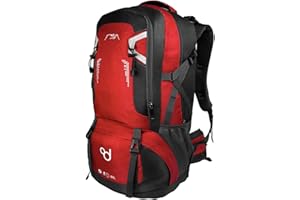 OcioDual Zaino Trekking 60 Litri, Zaino Montagna Leggero Impermeabile Pieghevole, Zaini Campeggio, Escursionismo, Attraversamenti, Backcountry, Walking, Sport