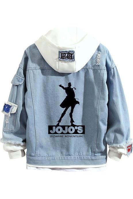 Unisex Attack on Titan Denim Hoodie Jacket Teens AOT Cosplay Costume Jackets  Anime Denim Hooded Button Trucker Jackets Coat for Boys and Girls, aot denim  hoodie jacket : Amazon.de: Fashion