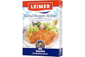 ‎LEIMER LEIMER Dinkel-Roggen-Brösel 250g - Inspriert vom bayerischen König Ludwig II. mit lockerer und zarter Struktur für einen malzigen crisp ( 1x 250g)
