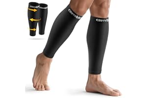 CAMBIVO Medias de Compresión Mujer Hombre 2 Pares, Calcetines Compresion, Pantorrilleras Compresion, Calcetines de Compresión, para Deportes, Running, Fútbol, Ciclismo, Varices, Circulacion Piernas