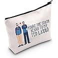 Ted and Beard Fan Gift Ted Tv Show Cosmetic Bag You’re the Coach Beard To my Ted Makeup Zipper Pouch Bag for Girlfriend Wife, BEARD TO MY TED