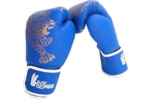Hotsel Boxe pour Adultes/Enfants, Gants D'entraînement Boxe pour Adultes, Taekwondo/Combat pour Enfants, Matériau PU Haute Qualité