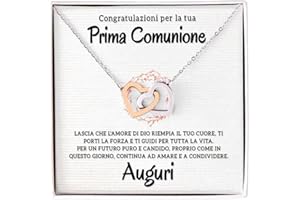 NONNA PROFESSIONISTA Collana Donna Argento Idee Regali per lei Prima Comunione Donne Cresima - Cofanetto con DEDICA incluso