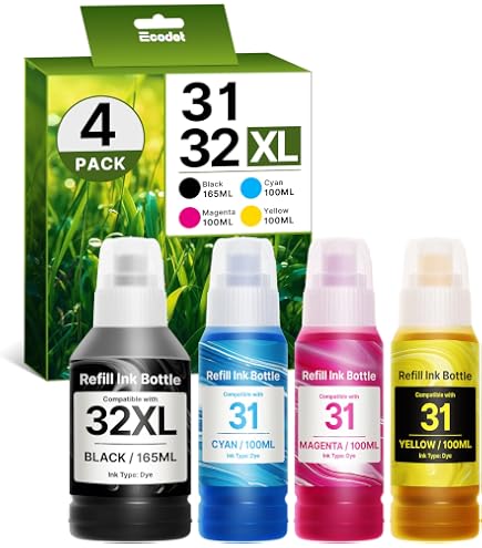Hp 65 Color Ink Cartridge Hp Smart Tank 7602 Ink Refill 31 32XL Ink ...