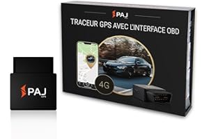 PAJ GPS Car Finder OBD - Traceur GPS Voiture Prise OBD Facile - Balise GPS Voiture, Camion, Caravane en Temps réel - Connexion directe à l'interface OBD - Boitier OBD 2 sans Fil - Marque Allemande