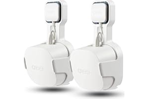 STANSTAR Wall Mount for Eero 6+ Dual-Band Mesh Wi-Fi 6+ Router, Sturdy Outlet Brackets Holder, Space Saving, Cord Management for Eero 6+ Router Without Messy Wires and Screws(2 Pack)