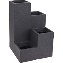 Spetebo XXL Kunststoff Pflanzkasten anthrazit - 60x60x26 cm - Blumenkasten  Pflanzkbel Blumenkbel: Amazon.de: Garten