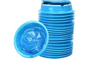 AKOFIC Lot De 12 Sacs à Vomis De 1000 Ml Avec Bouton-Pression, Haute Densité, Portables Pour Avions Et Malades De Voiture, Sacs éTanches Pour Les NauséEs Pour Les Voyages, Les Malades Des Transports