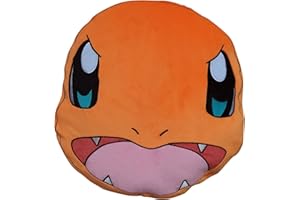HÔMADICT - Cojín Pokémon Salamèche - Accesorio Decorativo Decorativo - Suave y Esponjoso - 40 x 35 cm - Licencia Oficial