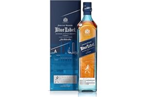 ‎JOHNNIE WALKER BLUE LABEL Johnnie Walker Blue Label - Cities Of The Future| Blended Scotch Whisky, Limitiertes Illustrations-Design Berlin 2220, Preisgekrönte Rarität| Handgefertigt In Schottland, 40% Vol, 700ml Flasche |