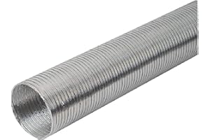 LIRAST Ø 125 mm / 1.5m Tubo Flessibile in Alluminio - Tubi di Ventilazione