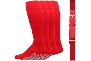 Youper Elite Baseball-/Softball-Gürtel und Socken für Jugendliche und Erwachsene (2 Paar Socken und 1 Gürtel)