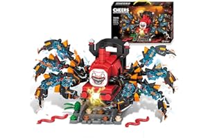 YAODFYL Charles Train Charles Train, trois formes peuvent être commutées, kit de blocs de construction Charles Train, modèle MOC, 506 blocs de construction, jouets de train, jeu d'horreurs Choo-Choo