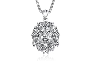 Wikinger Halskette für Männer und Frauen, 925er Sterlingsilber, Wikinger Kette mit nordischem Anhänger Tiermotiv coole Halskette Wikinger Geschenke