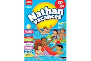 Cahier de vacances 2026 du CP vers le CE1 (6-7 ans) - Révisions complètes : Français, Maths, Anglais / Nouveaux programmes - corrigés détachables - Nathan Vacances