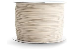 Realm Roman Blind Cord 1.2mm String For Austrian Festoon Cording (Cream, 20m)