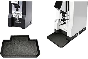 MAJEN Eureka Mignon | Perfetto | Specialita | Silenzio | Manuale | Notte | Turbo | Design | Classico | Bravo | Zero Slim Coffee Grinder Tray (120 x 110 mm)
