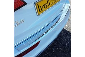 LUXELL Stainless Steel Chrome Rear Bumper Protector Guard for Q5 8R