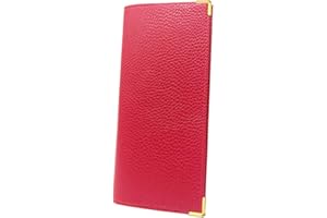 LIVAN - L702 - Porte chéquier Longue - Porte Cartes - Cuir - Format Classique - Homme Femme - 23,5 x 10 cm (Fuchsia T)
