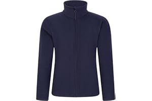 Mountain Warehouse Camber II Kids Full-Zip Fleece - Comfy, Lightweight Sweatshirt, Full-zip, For Boys & Girls - For Autumn Winter, Camping, Outdoors & Hiking