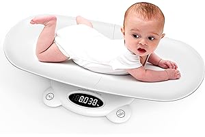 SIMSHINE Ellie Digital Baby Scales Weight all Family, Weighing Newborn Wiggly Babies, Pets, Cat and Dog
