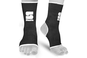 Stealth Sports Ankle Support |Durable Compression Ankle Support for MMA, Muay Thai, Kickboxing, and Gym Training | Flexible, Breathable, and Non-Slip Design for Maximum Stability