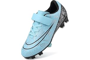 GRESKY Kids Football Boots Boys Girls Football Cleats Turf Trainers Athletics Sport Shoes