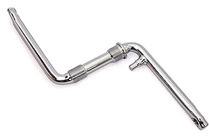 KHEBIKES KHE P2 59 - Manivela de Bicicleta BMX (155 mm), Color Plateado