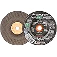 Walter 15L843 4-1/2x5/8-11 Flexcut Mill Scale Spin-On Grinding Wheels Contaminant Free Type 29S Grit 36, 25 pack