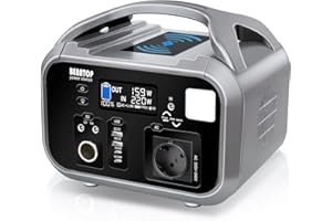 Centrale électrique portable 576wh 600W (NFC) LiFePo4 Powerstation portable pour panneau solaire pour camping voyage et comme générateur de secours BENNTOP