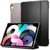 Spigen iPad Air 11" (M4 2026 / M3 2025 / M2 2024) ile Uyumlu Kılıf Smart Fold Stand &ouml;zellikli Vegan Deri Siyah Kapak - ACS020