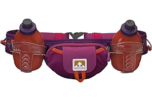 Nathan Hydration Running Belt Trail Mix - Adjustable Running Belt - Includes 2 Bottles - Fits iPhone 6/7/8 Plus and Other 6.5 Inch Smartphones