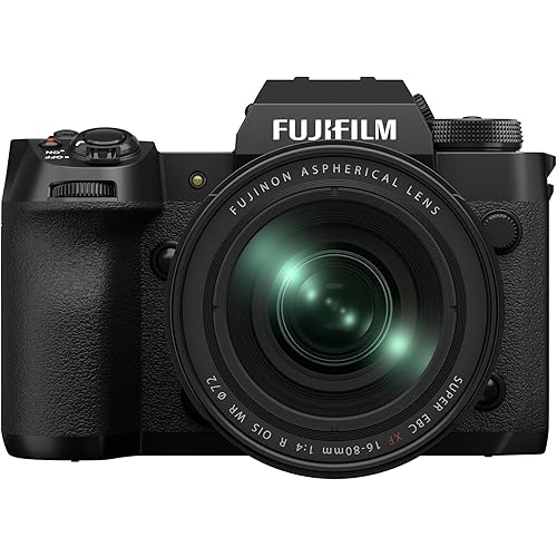 Fujifilm X-H2 40MP APS-C X-Trans Sensor|Pixel Shift|IBIS System|Ultra High Resolution Mirrorless Camera|8k 30p|Subject Tracking with XF16-80mm f/1:4 Lens for pro Photographers and videographers