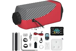 LIKACI Diesel Heizung 5KW-8KW 12V/24V Tragbare Diesel Luft Auto Parkplatz Heizung mit aufgerüsteter LCD Schalter Anzeige und Fernbedienung, schnelle Heizung, für Auto Anhänger, LKW