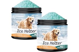 GENERIC Pet Safe Ice Melt Safe for Concrete, Snow Salt Ice Melt Pet Friendly, Green Salt for Snow and Ice Removal, Snow & Ice Melters, Sidewalk Salt, Driveway Salt, Rock Salt for Snow and Ice (2PCS)