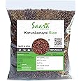 Saara HERBAL FRESH Karunkuruvai Rice, 950g Karunguruvai, Traditional Red Rice, Handpounded Red Rice, 950g