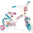 Toimsa Paw Patrol 12 inch Bicycle, Kids Bike learn to ride outdoors, with training wheel stabilisers and mudguard, for children/youth age 3-5 Years, White